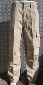 Beige Military Style Combat Cargo / Utility / Field Trousers Size 34"-38" - NEW