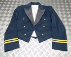 RAF Royal Air Force Vintage Mess Jacket Airforce Blue Grey Colour with Braided Cuffs by Moss Bros