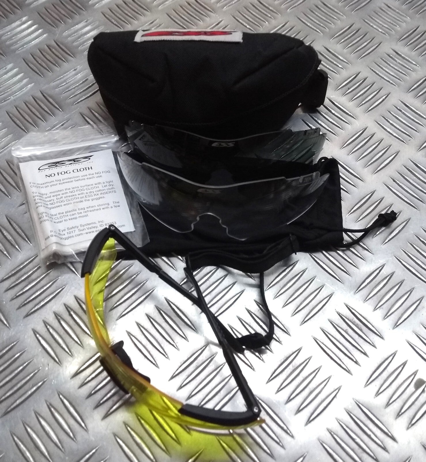ESS ICE Ballistic Protective Glasses 3 Lens Set Genuine British Spec