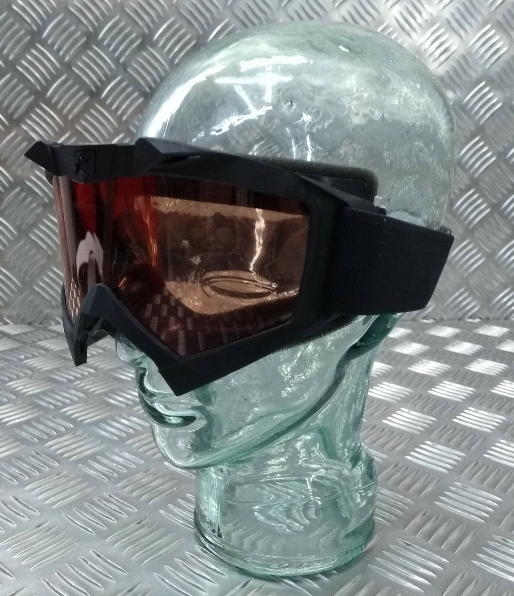 Motorcycle MX Goggles 07 With Orange Lens Genuine British Army Issue NEW
