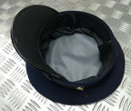 Genuine British Made Senior Officers Blue Parade Dress Hat No Insignia 57cm