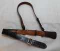 Sam Browne British Waist Belt & Cross Strap Size 3 32"-36"