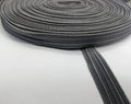 Silver / Grey Viscose Flat Braid / Lace / Ribbon 11mm wide Genuine British Made