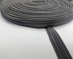 Silver / Grey Viscose Flat Braid / Lace / Ribbon 11mm wide Genuine British Made