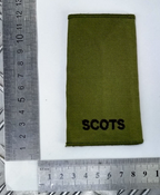 Royal Regiment of Scotland Plain OD Green Private Rank Slide