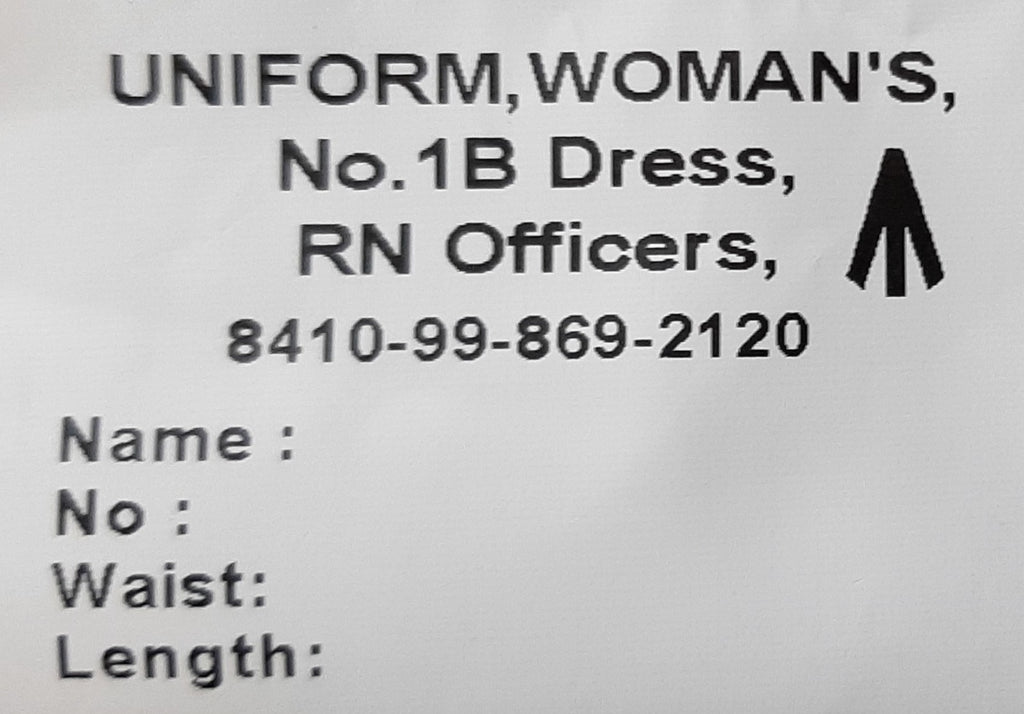 Royal Navy Skirt No1B Naval Service Style Navy Blue NEW