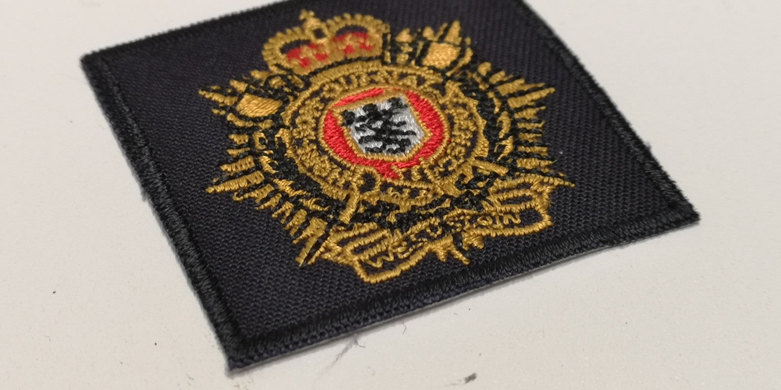 Royal Logistic Corps RLC Square Dark Blue Beret Patch British Army