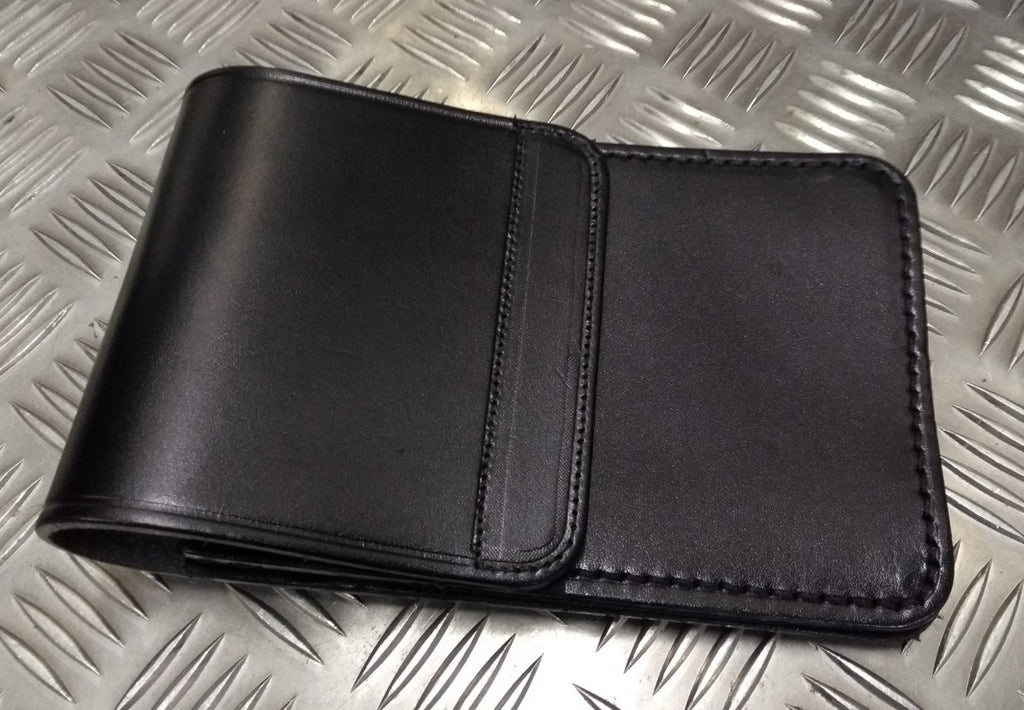 British PWL Type Black Leather Notebook Holder Genuine