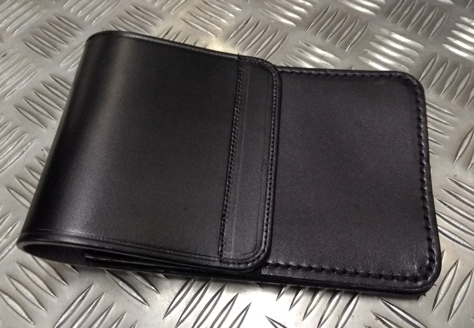 British PWL Type Black Leather Notebook Holder Genuine