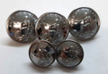 Britannia B.O.E Insignia Assorted Ring Back Obsolete Buttons for Collectors X5
