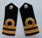 Shoulder Boards Naval Officer British Royal Navy Lieutenant Epaulette Rank Curls