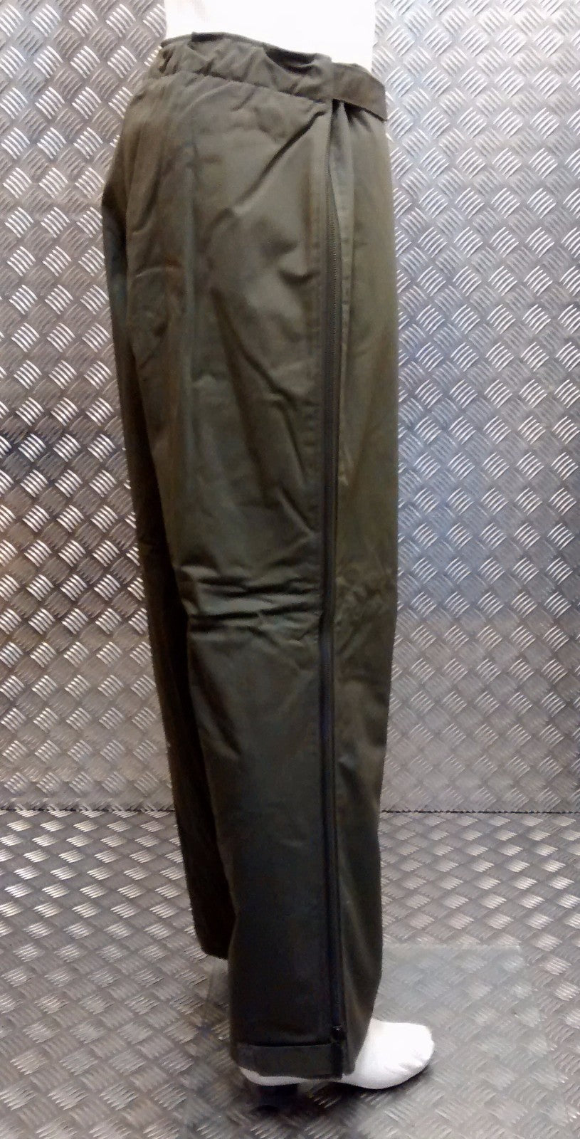 Genuine German Issue Cold Weather Fleece Lined Full Zip Winter Trousers