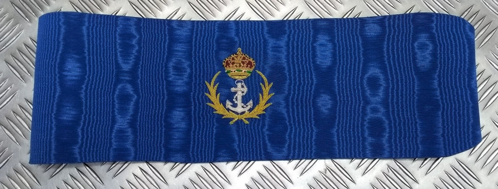 Oman Navy Cummerbund With Obsolete Gold Braided Naval Anchor