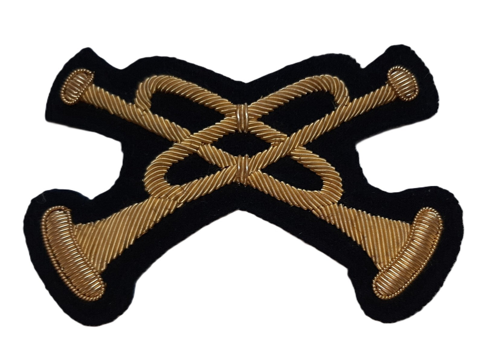 No1 Crossed Trumpets British Army Embroidered Trumpeters and Trumpet Majors