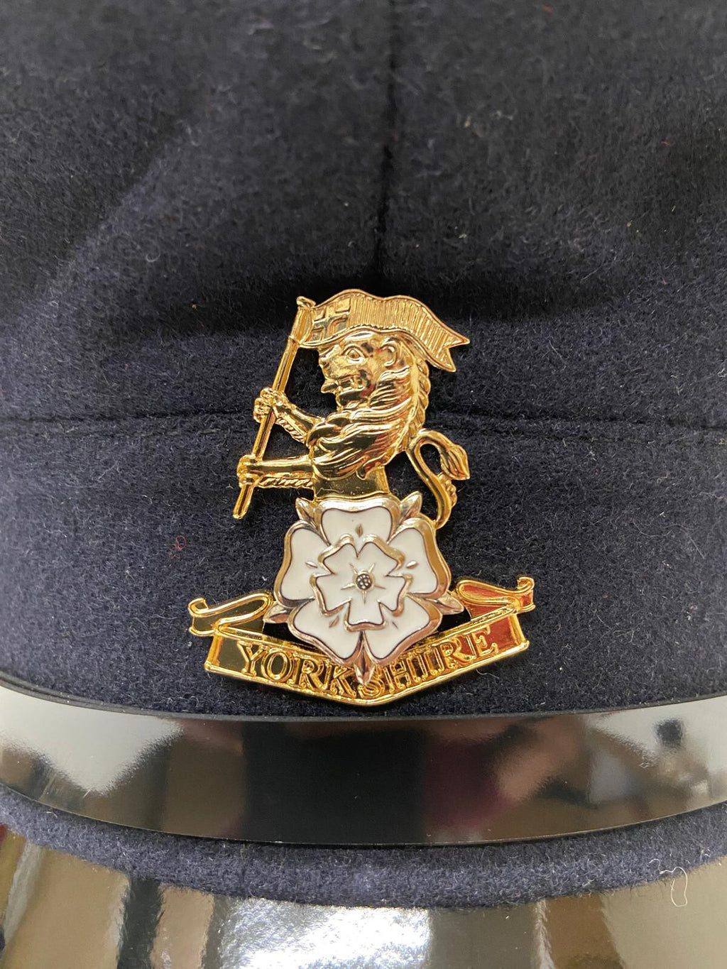 British Royal Yorkshire Regiment Officers Hat / Cap No1. Size 58cm 7¼