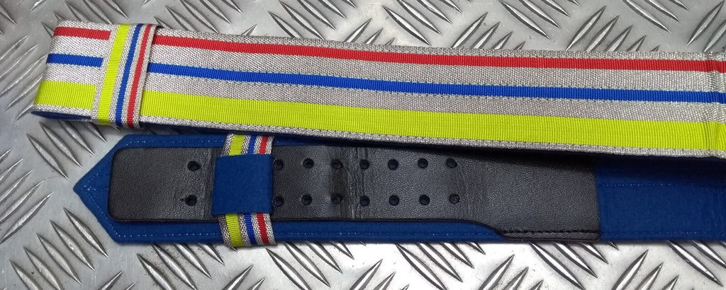 Multicoloured Ceremonial Belt No Buckle Unknown Organization 2" Wide Max 44-48"