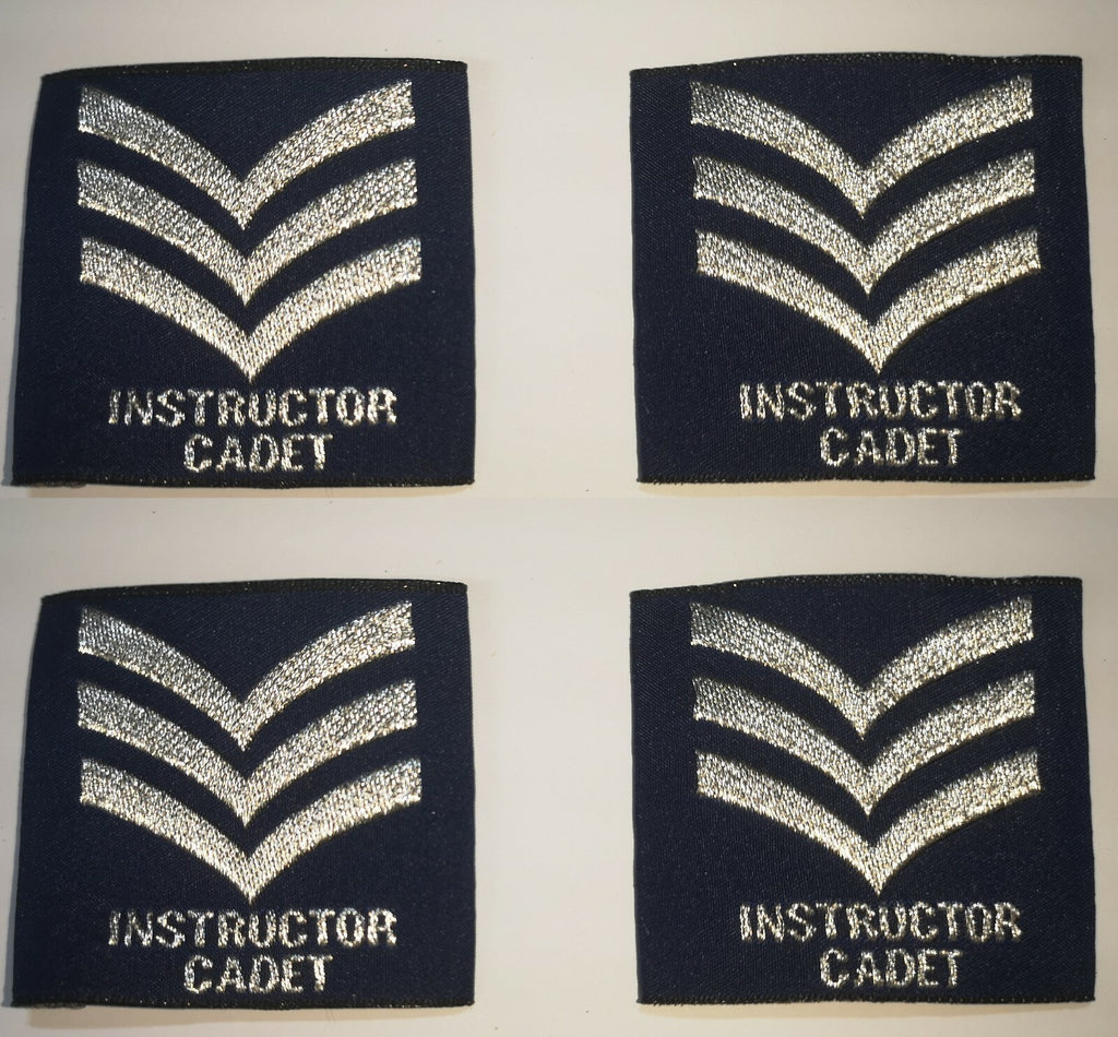RAF Royal Air Force Airforce Shirt Slides 3 Bar Chevron Cadet Instructor x 2 Pairs NEW