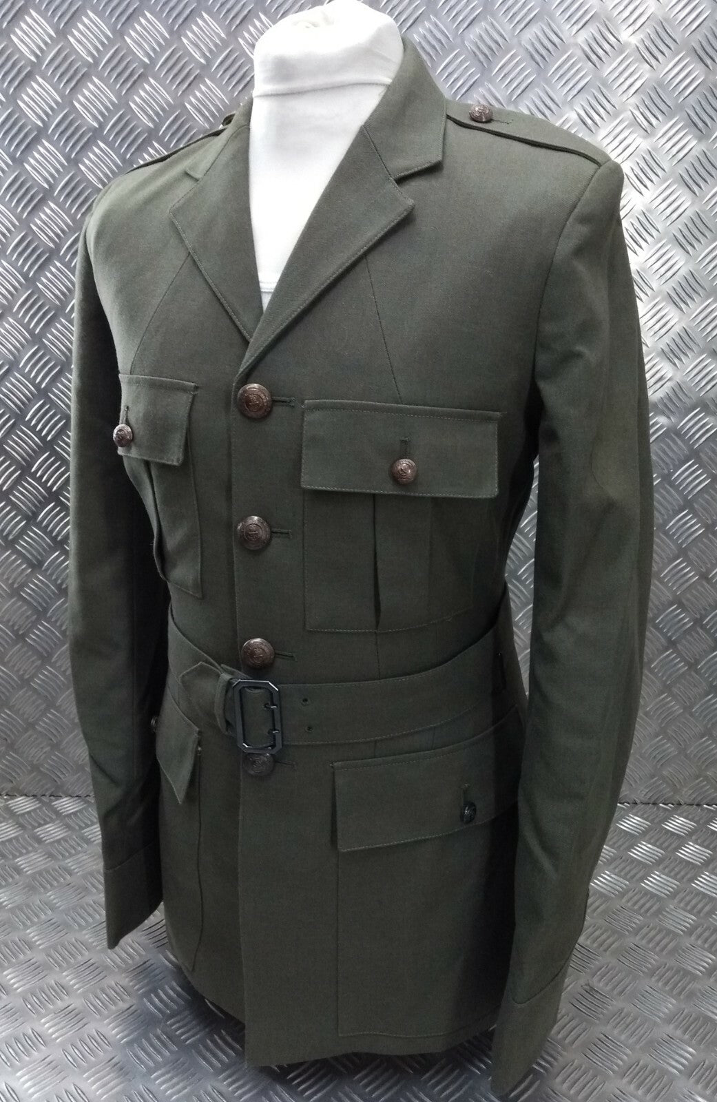 RM Lovat Green Dress Jacket With Matching Cloth Belt 188/96/80cm (96 X-Long) NEW