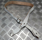 Vintage Sam Browne Strap Shoulder Cross Over White Leather Issue