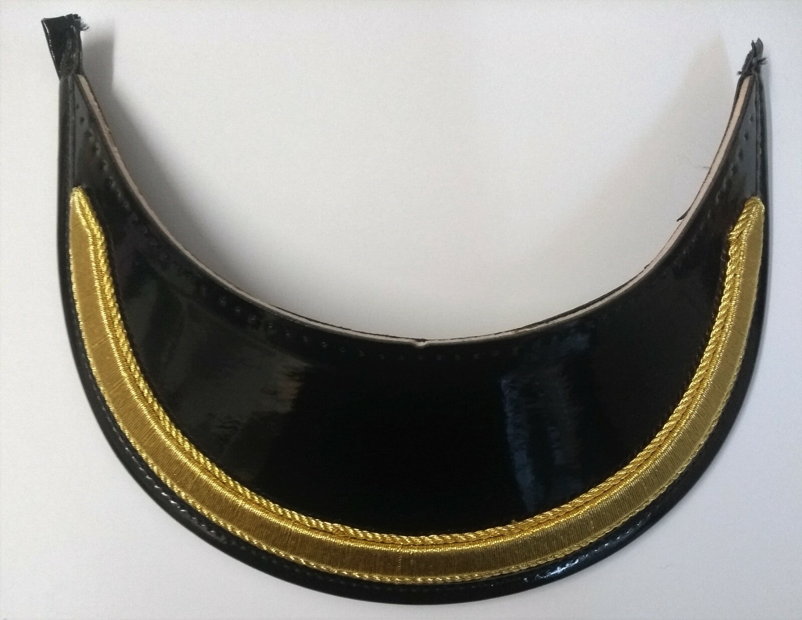 Dress Hat Peaks Snr OFCs 5/8" Gold Mylar for Visor Caps - British Made X2