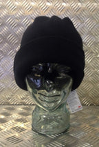 Black Fleece Thinsulate Beanie Hat - Very Warm - One Size - Brand New
