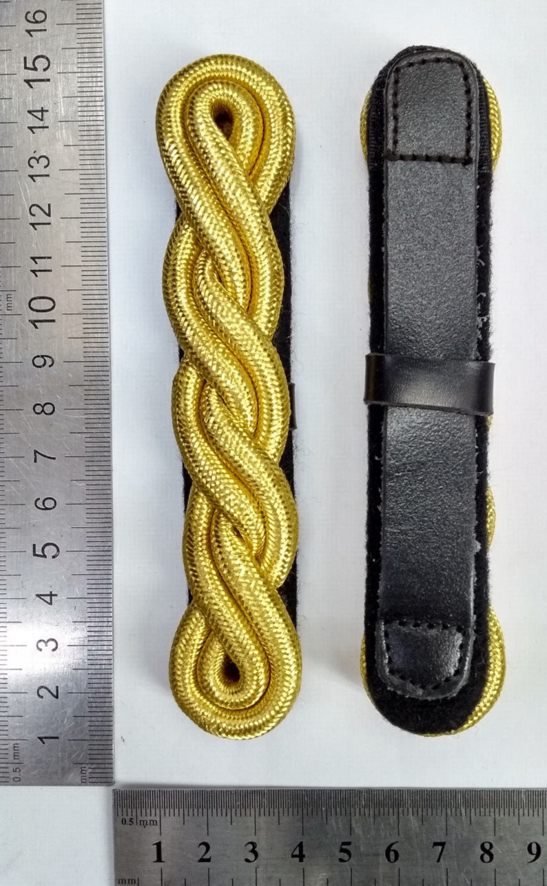 Genuine British Army Officers Double Twist Gold Wire Cords Shoulder No Rank NEW