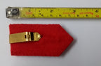 Gorgets Scarlet Red Melton & Gold Braid Detail Fancy Dress