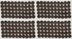 200 Vintage Buttons 4 Hole Army Shirt Grey Size 11.3mm NOS