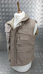 Hunters Action Vest Desert Sand/Beige Tactical Fishing Body Warmer