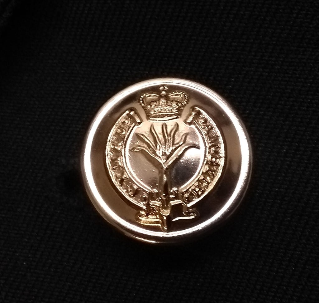 British Army Welsh Guards Blazer With Insignia Chest Patch & QC Buttons Cymru Am Byth 46" Reg