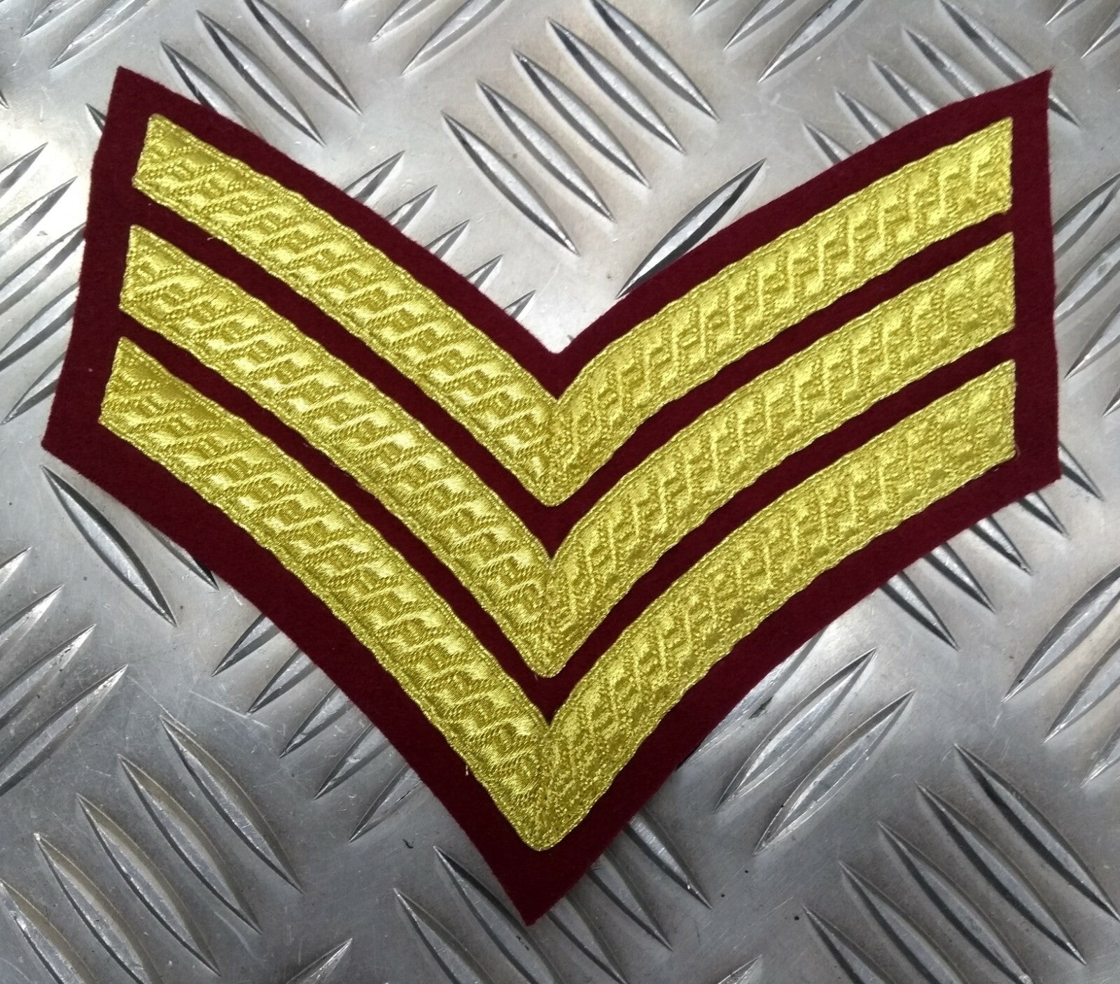 Genuine British Army Issue Parachute KRH Regimental Gold Braided Chevrons