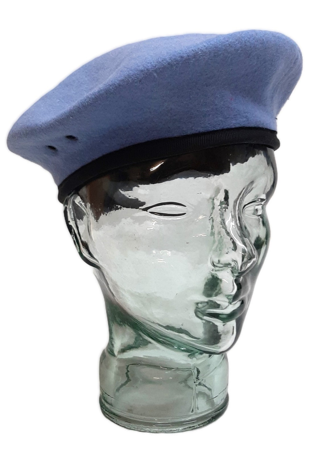Beret Cap AAC Light Blue/Grey Colour Petersham Web Band 6 3/4 (55cm)