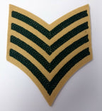 Genuine Vintage British Light Infantry Rank Stripes 4 Chevrons