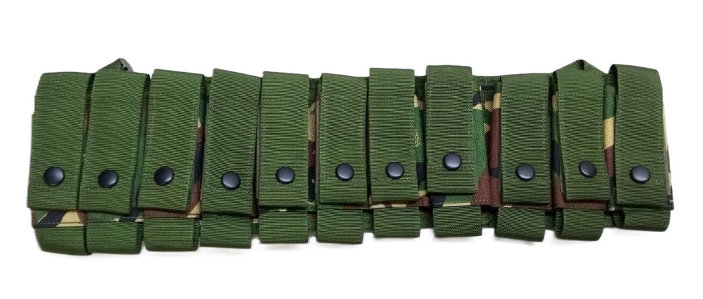 DPM British Camouflage Bandolier 11 Pouch Combat Assault Cartridge Belt NEW