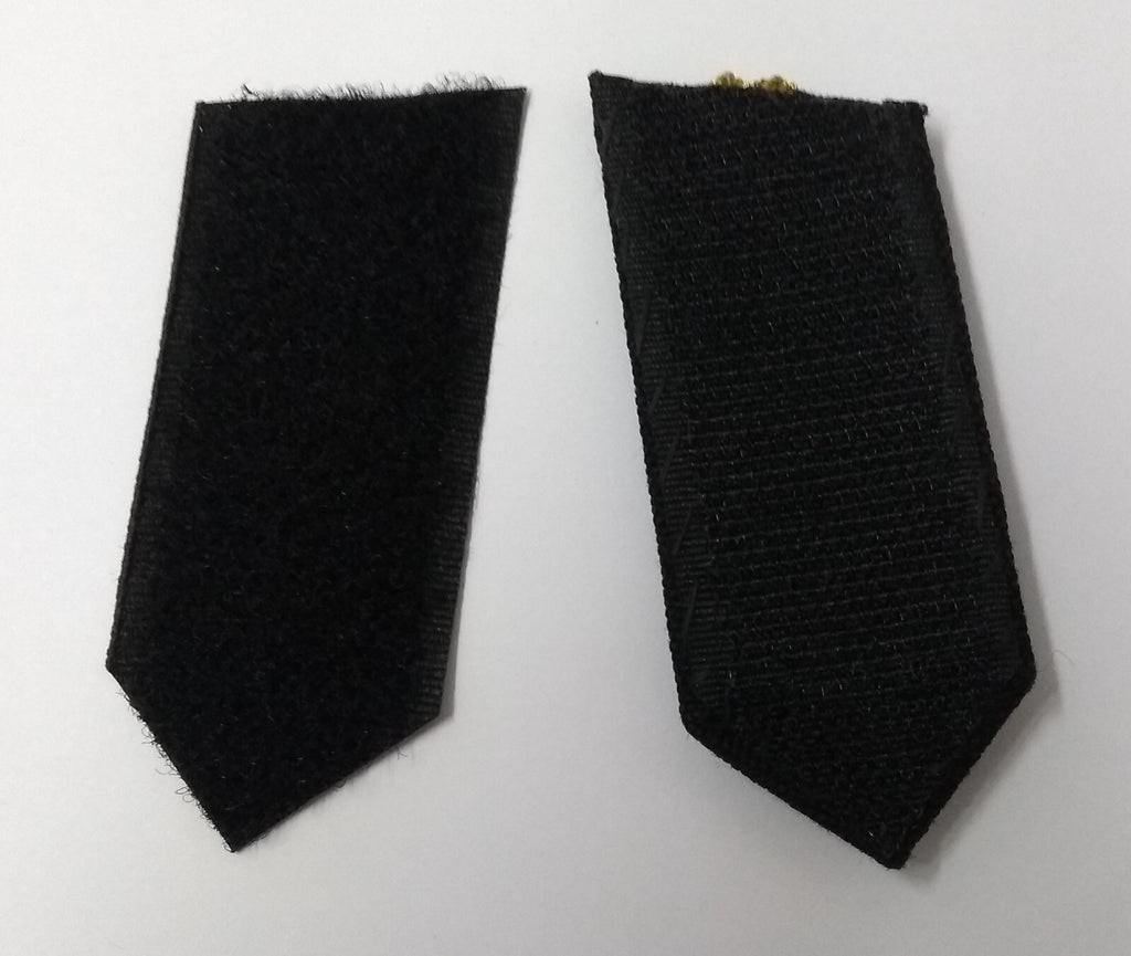 Gorgets Collar Tabs With Gold Braided Detail Plain Small Dome Buttons