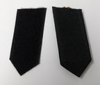Gorgets Collar Tabs With Gold Braided Detail Plain Small Dome Buttons
