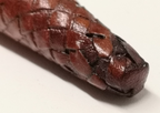 Sword Knot Acorn Dark Brown Leather Bound Replacement Part
