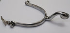 British Army Spurs Chrome With Boot Chains Household Cavalry HCav Swan Neck
