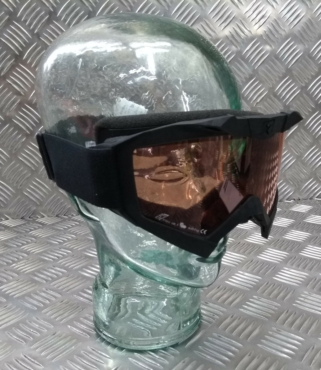Motorcycle MX Goggles 07 With Orange Lens Genuine British Army Issue NEW