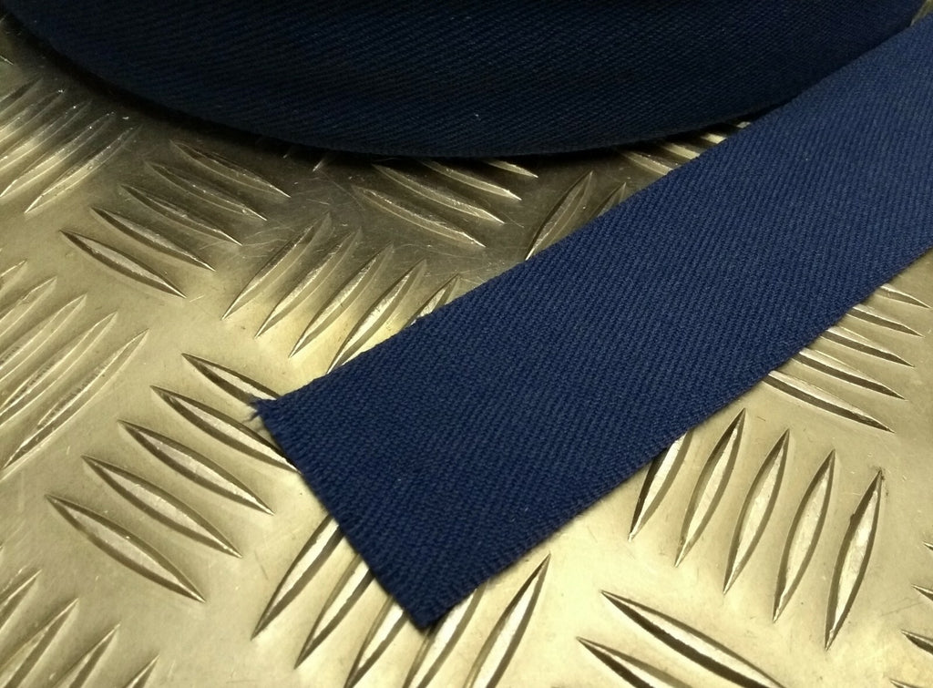 Genuine Issue Ceremonial Cotton Twill 4.7cm Mid Blue Edging Tape NEW