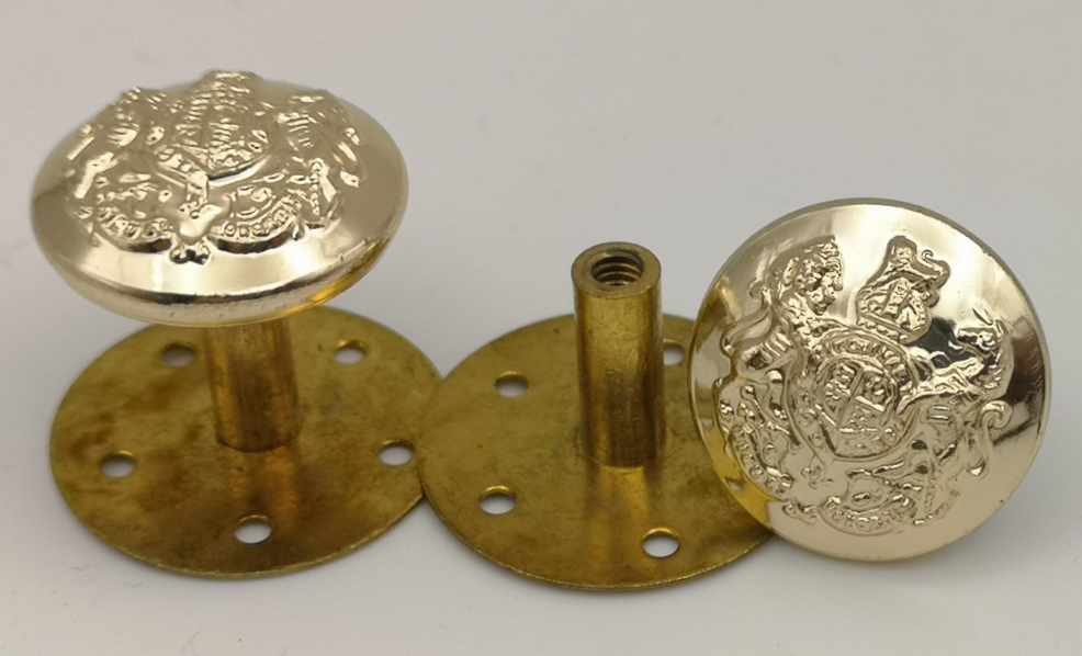 British Army The Royal Coat of Arms General Service Screw Base 30L Buttons - NEW