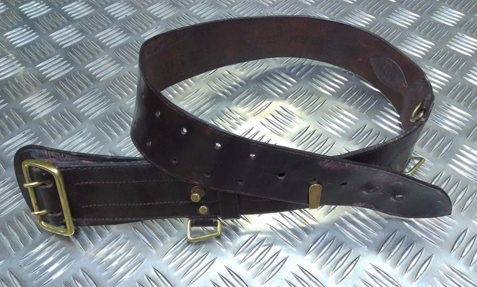 British Sam Browne Dress Belt Without Crossover Strap FXB