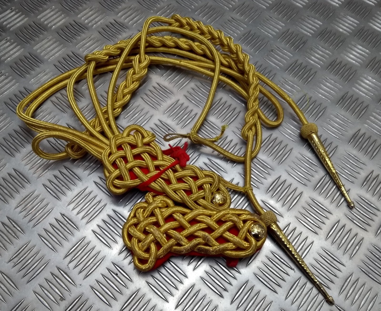 Aiguillette 2ND Class British Army The Life Guards Household Cavalry With Boards
