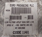 Layflat Polythene Transparent Packing Poly Tube Genuine British Grade