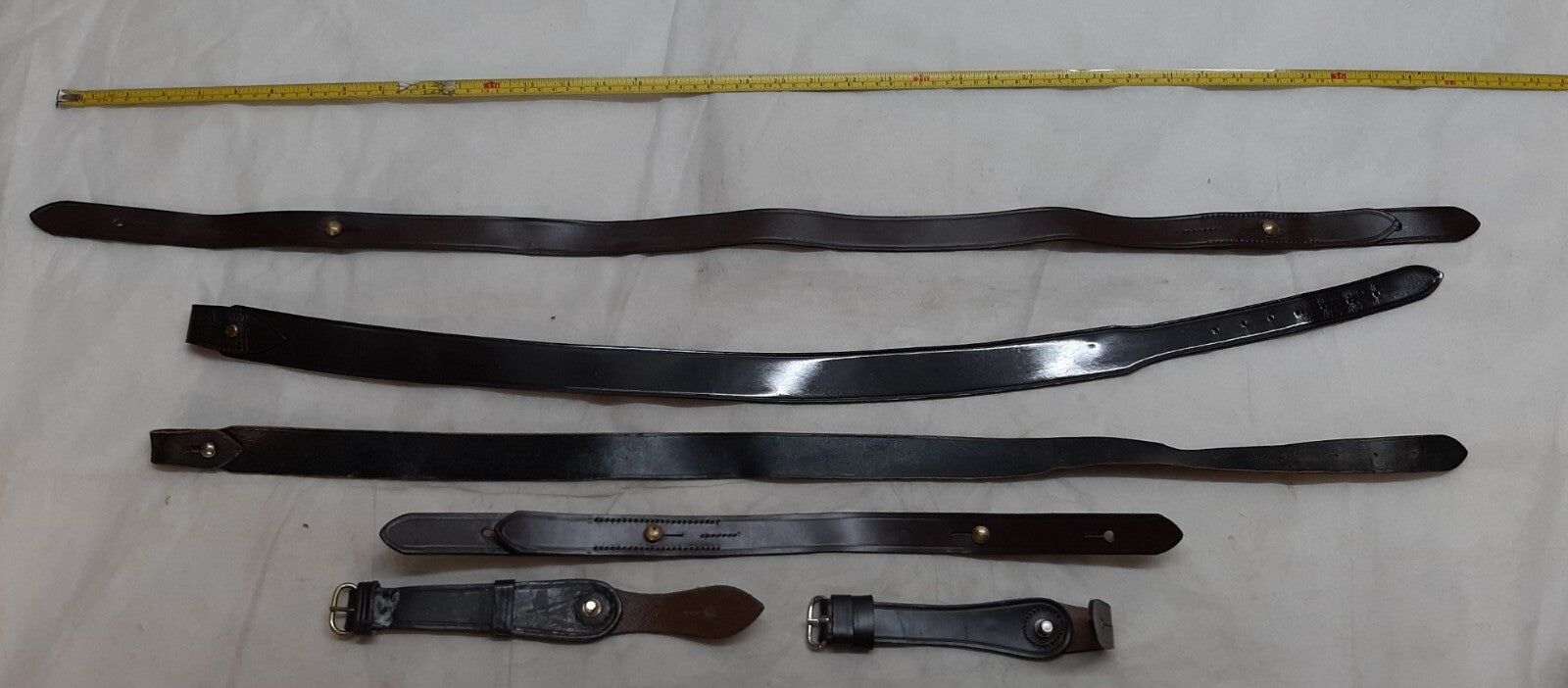Leather Straps / Sling Job Lot of Leather Wear & Assorted Type and Fittings x6