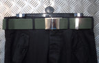 Military Style 2" Canvas Web Roll Buckle Parade Trouser Belt Unisex All Colours