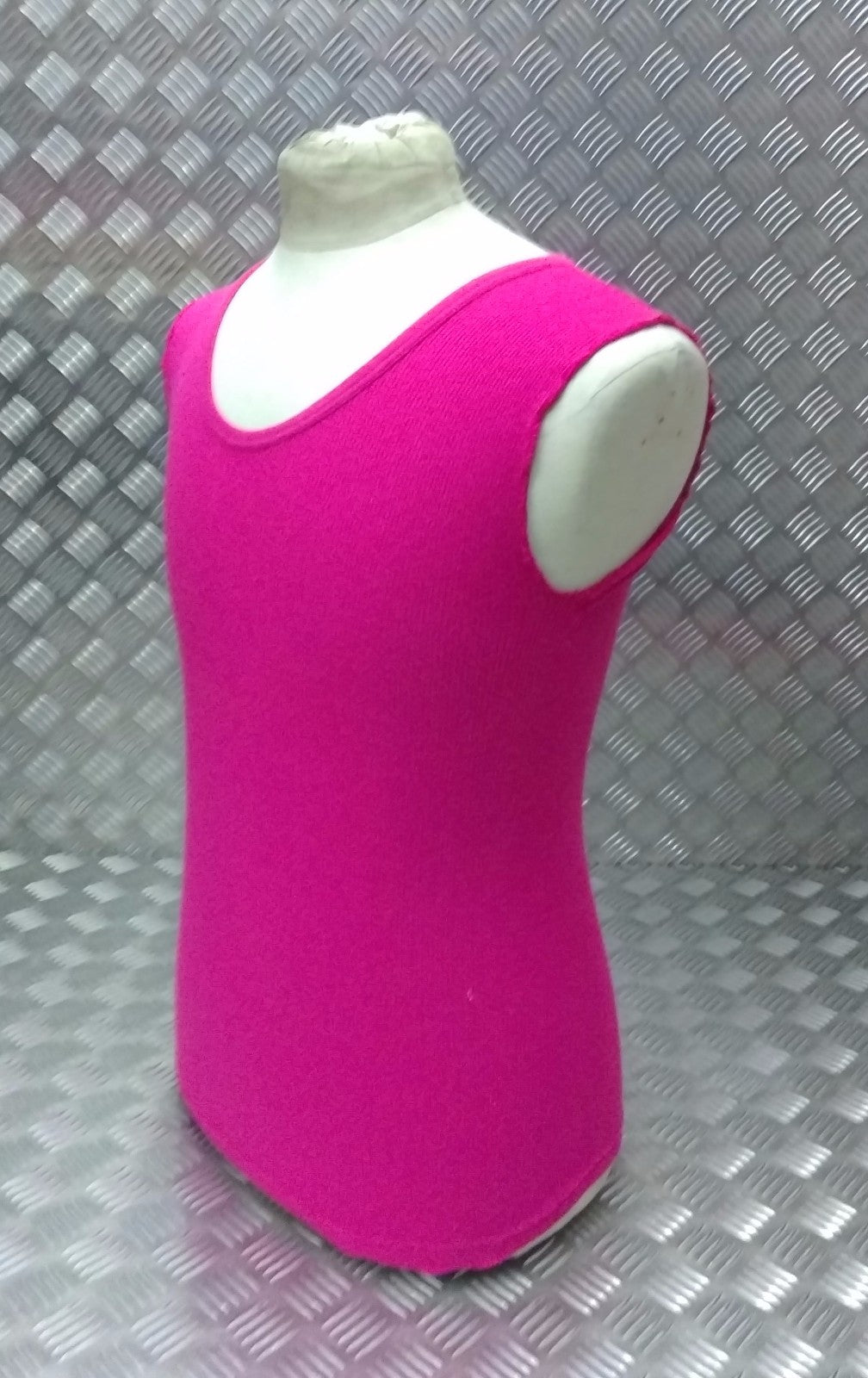 Genuine Issue Overdyed Ribbed Muscle Top "Cut Off Sleeves" Asst Colours