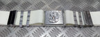 Abu Dhabi Belt White Nylon With Buckle For Ceremonial & Parade Duties