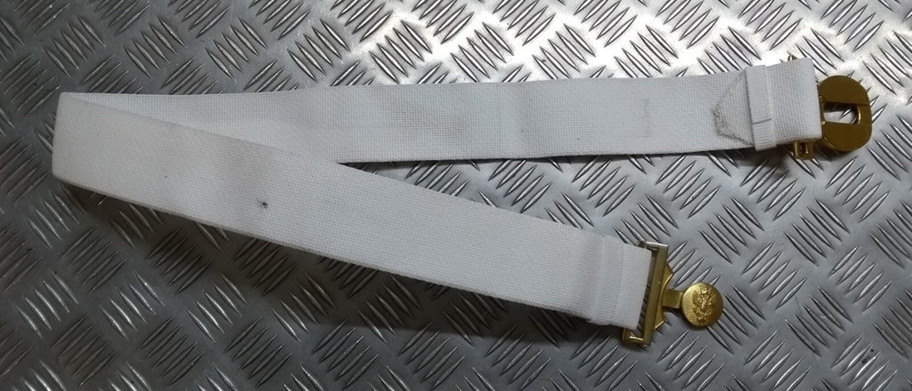 Mercian Regiment Belt White Courlene British Army Parade Pattern Insignia Buckle
