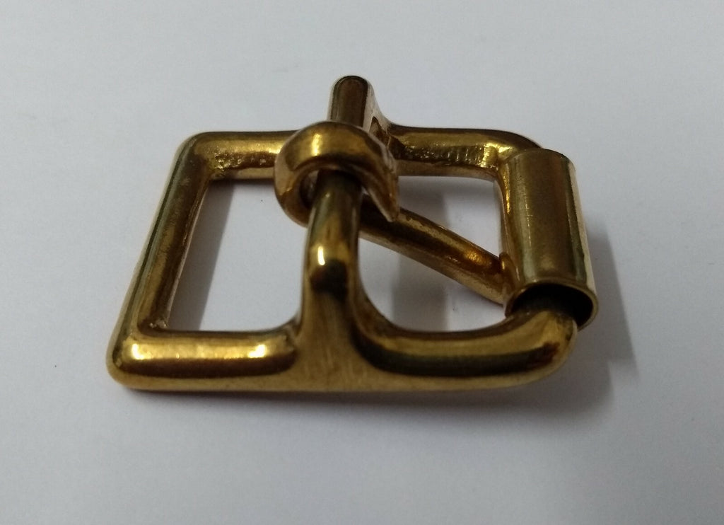 Genuine British Army Horse Guards & H Cav Brass 3/4" Bridle Roll Buckle